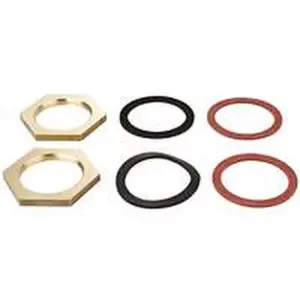 Grohe bevestigingsset chroom voor Inbouw vijfgats badrandcombinatie 45444000