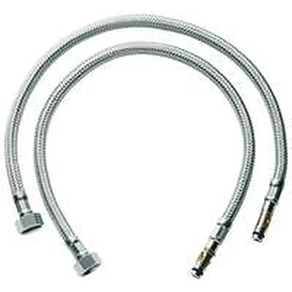 Grohe flexible Schläuche mit Clip 2 Stück verchromt 443 mm