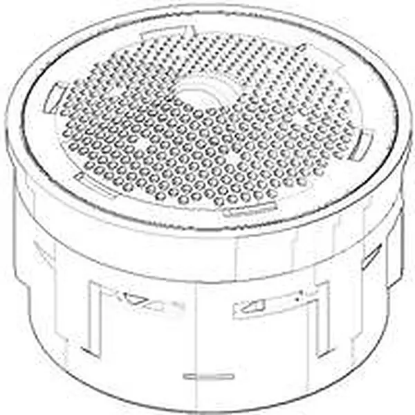 Dornbracht Perlator für u. a. Einhebelmischer Elio Platin matt 09290307590