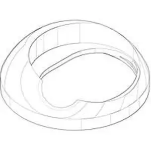 Dornbracht rozet voor o.a. Bidet eengreepsmengkraan 092830019-00