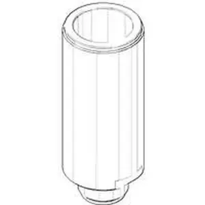 Dornbracht adapter voor 2-gats mengkraan met rozetten 09300109510-00