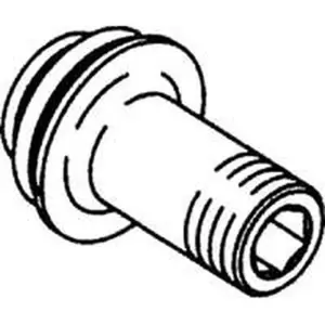 Hansa Speciale spoelstop conform DIN 1988 tbv inbouw thermostaten Vario nu mmer 08040290 / 08050290 vanaf 7.03