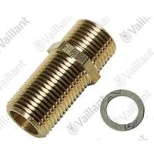 Vaillant dubbele nippel voor MAG Mini 114/1G K-NL Open 0020206155