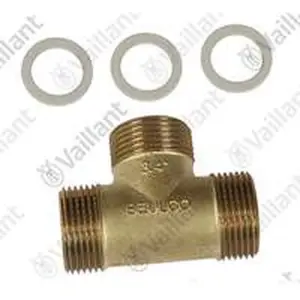 Vaillant t-stuk voor o.a. aguaFLOW VPM 20/25/2W 0020085521