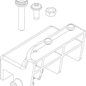 Bosch expansievat houder voor o.a. 2300i HRC25/3 8737602308