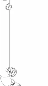 Nefit pijp voor o.a. Monoblock IDU 13-17 87186453900