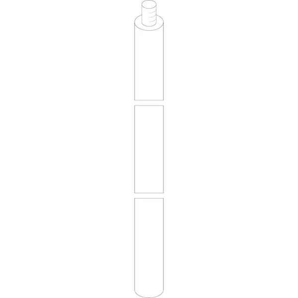 Bosch Opferanode D33x1000 mm nicht isoliert