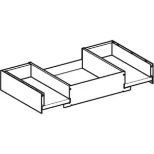 Geberit icon bovenste lade kleine sprong breedte wastafel=75