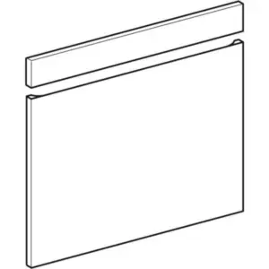 Geberit renova plan set voorzijden b=65cm wit gelakt hoog