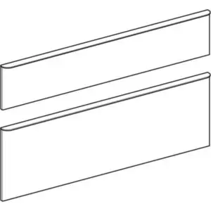 Geberit set schuifladefronten 120cm zandgrijs gelakt hoog