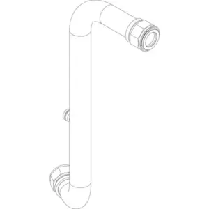 Nefit pijp voor o.a. Compress 3400i AWS (CS3400iAWS 10E) 87186453950