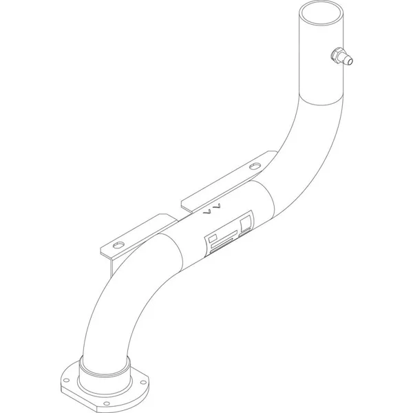 Buderus/Bosch Gasanschluss hinten 150-300 8738804935