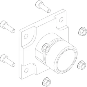 Buderus/Bosch flens G1 1/8 8738805018