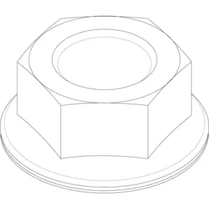 Buderus/Bosch moer m6 EN1661 - 8.8a3k 10x 8738805028