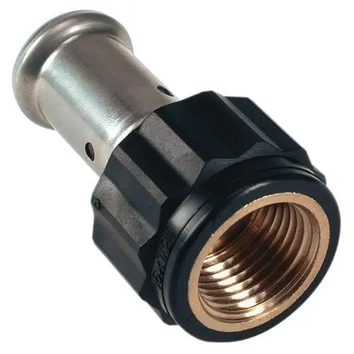 Henco Press-Übergang mit Innengewinde 32 mm x 1" Innengewinde