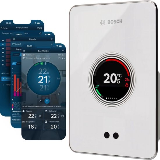 Bosch EasyControl slimme klokthermostaat wit