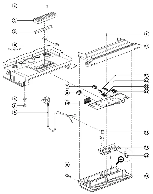 Exploded view Intergas Xtreme 24: Branderautomaat