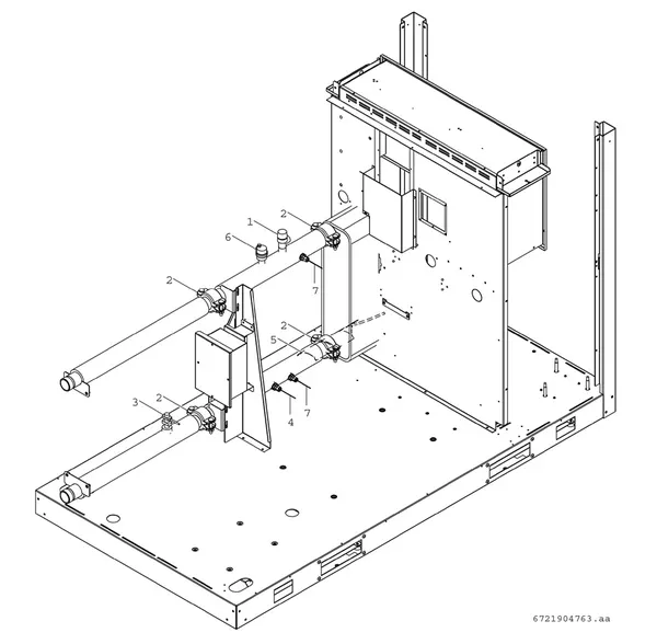 Explosionszeichnung Bosch Compress 3000 AWP (CS3000AWP 24): Standard