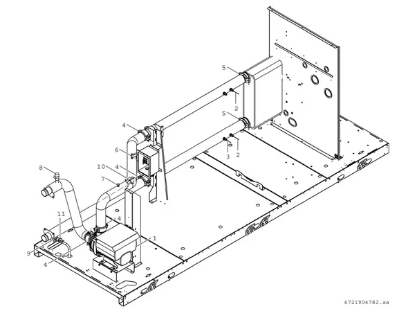 Explosionszeichnung Bosch Compress 3000 AWP (CS3000AWP 59 P): Standard