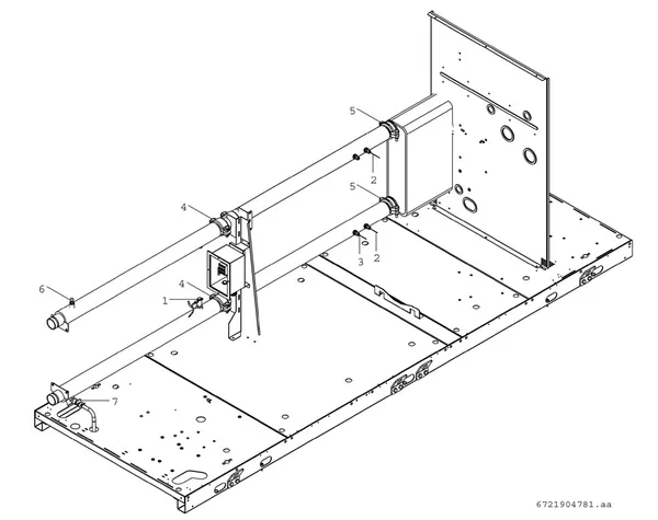 Explosionszeichnung Bosch Compress 3000 AWP (CS3000AWP 53 PC): Inverterpumpe