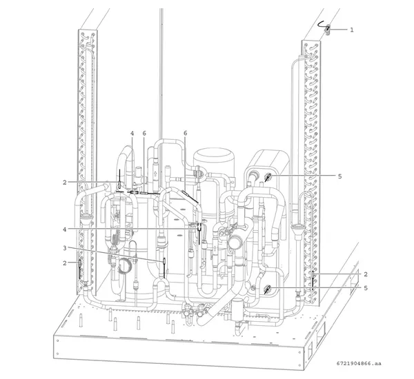 Explosionszeichnung Bosch Compress 3000 AWP (CS3000AWP 31 SC): Temperatursensor