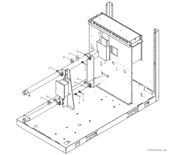 Explosionszeichnung Bosch Compress 3000 AWP (CS3000AWP 16 C): Standard