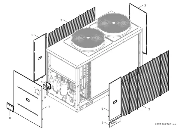 Explosionszeichnung Bosch Compress 3000 AWP (CS3000AWP 36 C): Platte