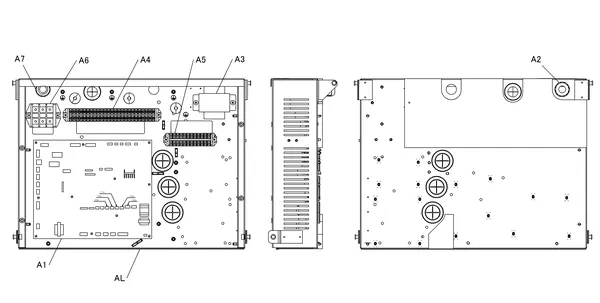 Explosionszeichnung Daikin 3 R F - EHFH03S18DJ3V | Inneneinheit: Elektrische Komponenten