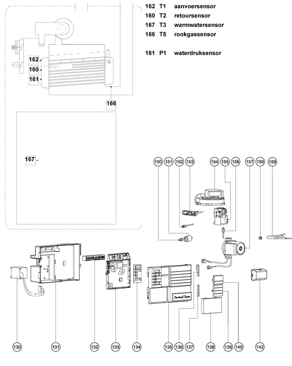Exploded view Atag Q30CC | vanaf 2006 OSS2: Elektra