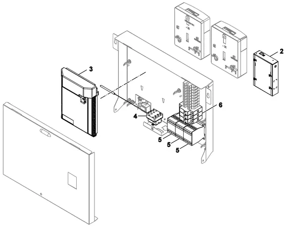 Exploded view Nefit (Bosch) IDU Split 8-15 T: Sturing