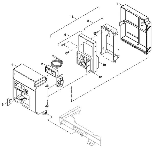 Exploded view Nefit (Bosch) Economy VRC24 CW3: Uba