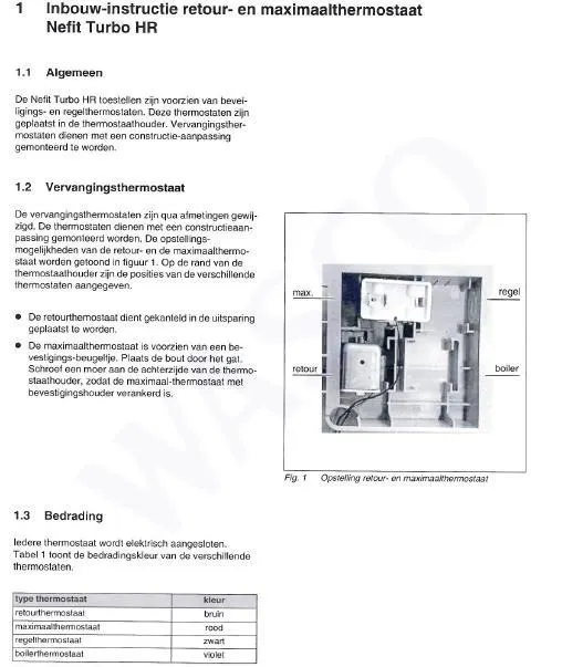 Explosionszeichnung Nefit (Bosch) Turbo 32C: Thermostat