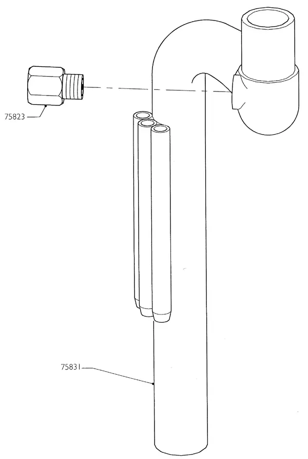 Exploded view Nefit (Bosch) Turbo 90 HR21: Aanvoercircuit
