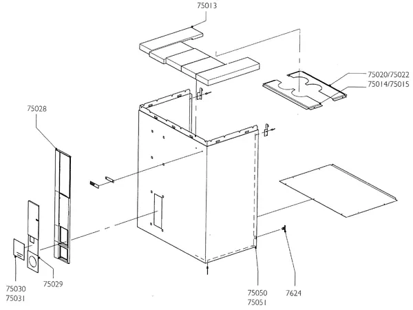 Exploded view Nefit (Bosch) Turbo 90 HR21: Mantel