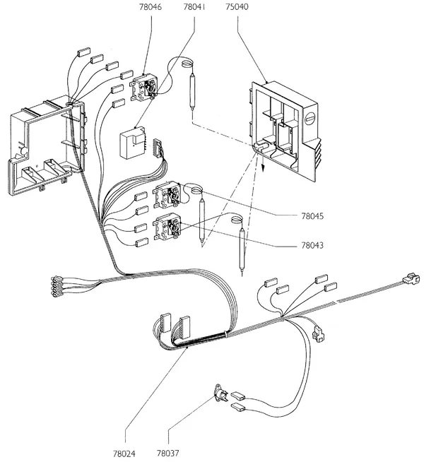 Explosionszeichnung Nefit (Bosch) Turbo 90 HRC32H: Thermostat