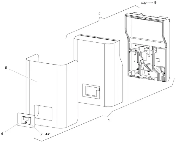 Explosionszeichnung Stiebel Eltron HM(S) Trend (06/2014 - 04/2019): Verkleidung