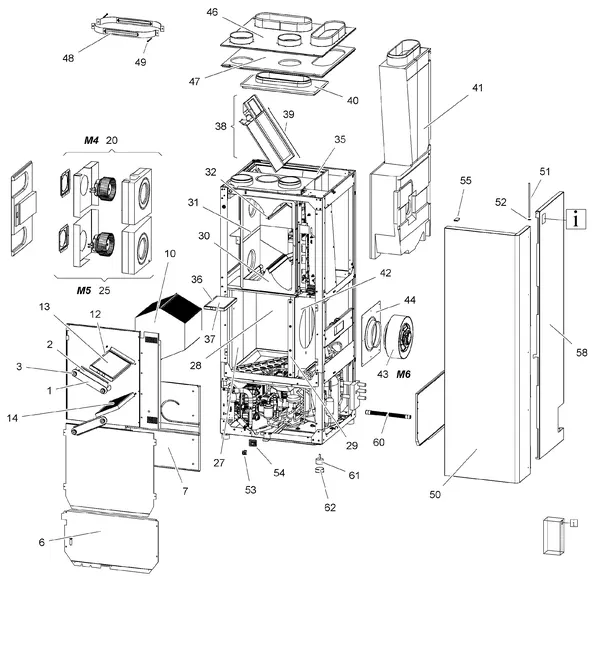 Explosionszeichnung Stiebel Eltron LWZ 304 SOL (05/2015-01/2018): Funktionsteile